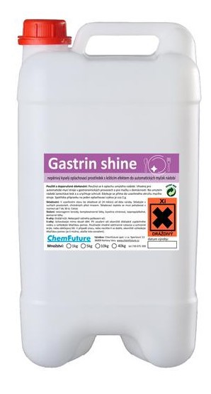 Gastrin shine - oplachový 10kg | Čistící a mycí prostředky - Příp. do myček na nádobí - Ostatní přípravky do myček
